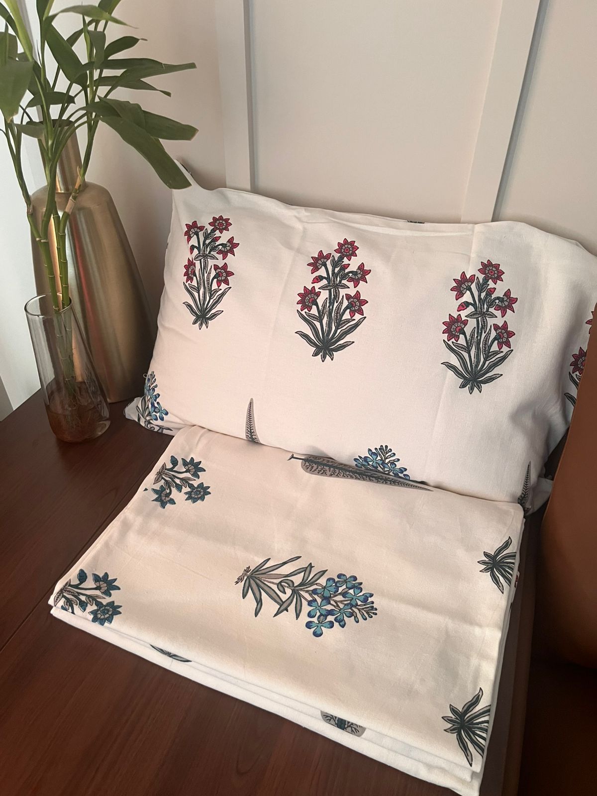 Handblock Premium Cotton Bedsheet