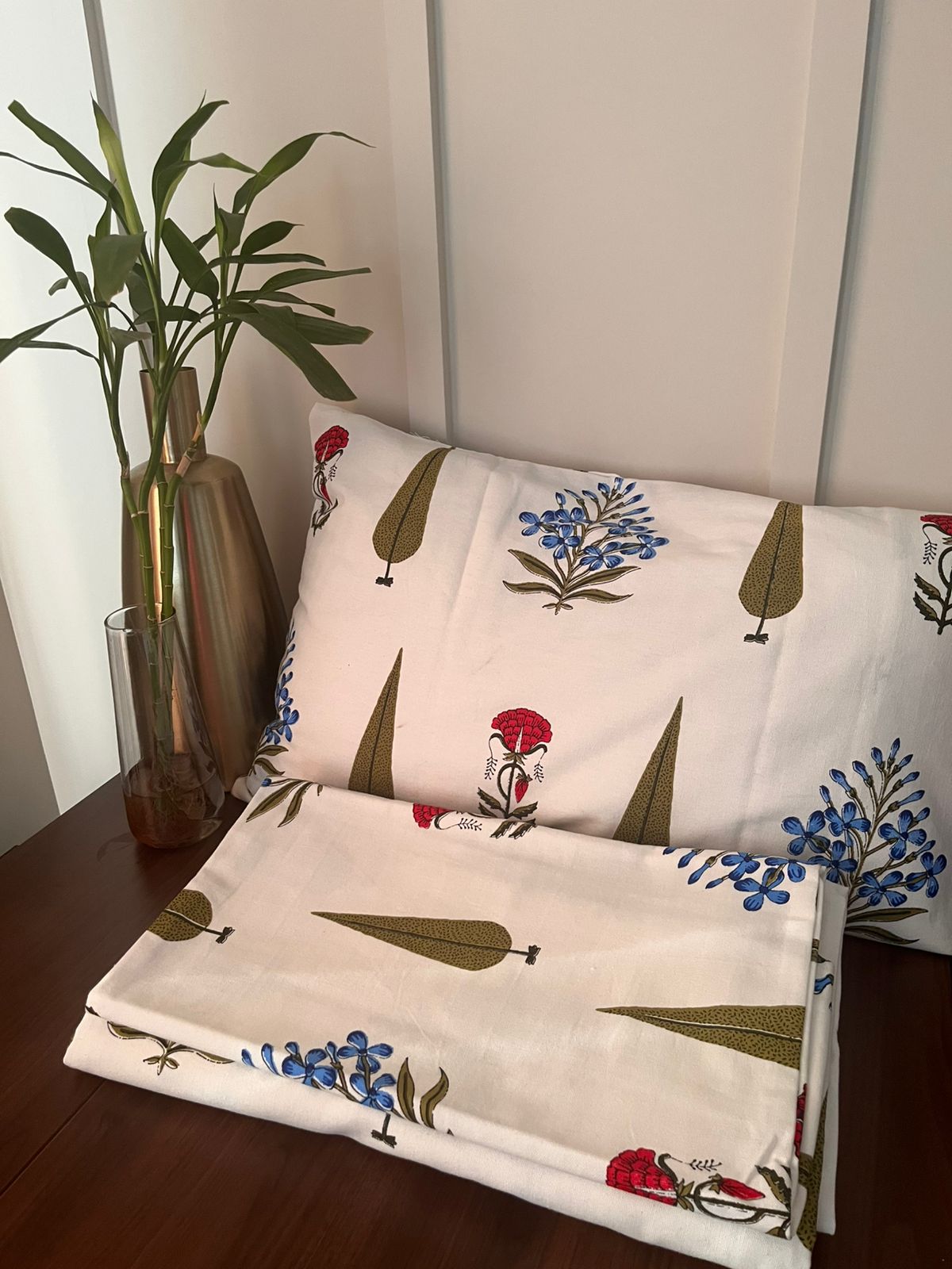 Handblock Premium Cotton Bedsheet